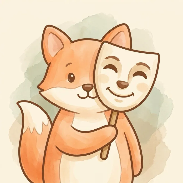 變臉狐的插畫