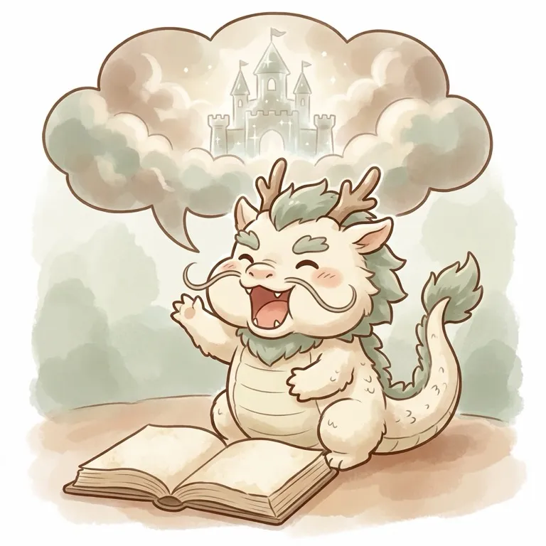 吹牛龍的插畫