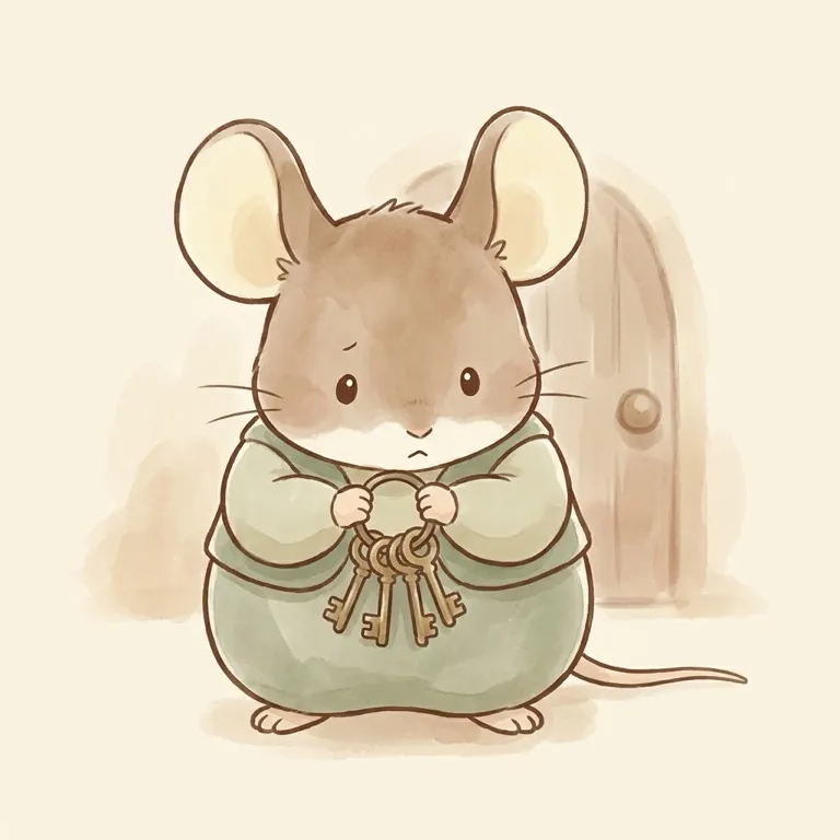 鑰匙鼠的插畫
